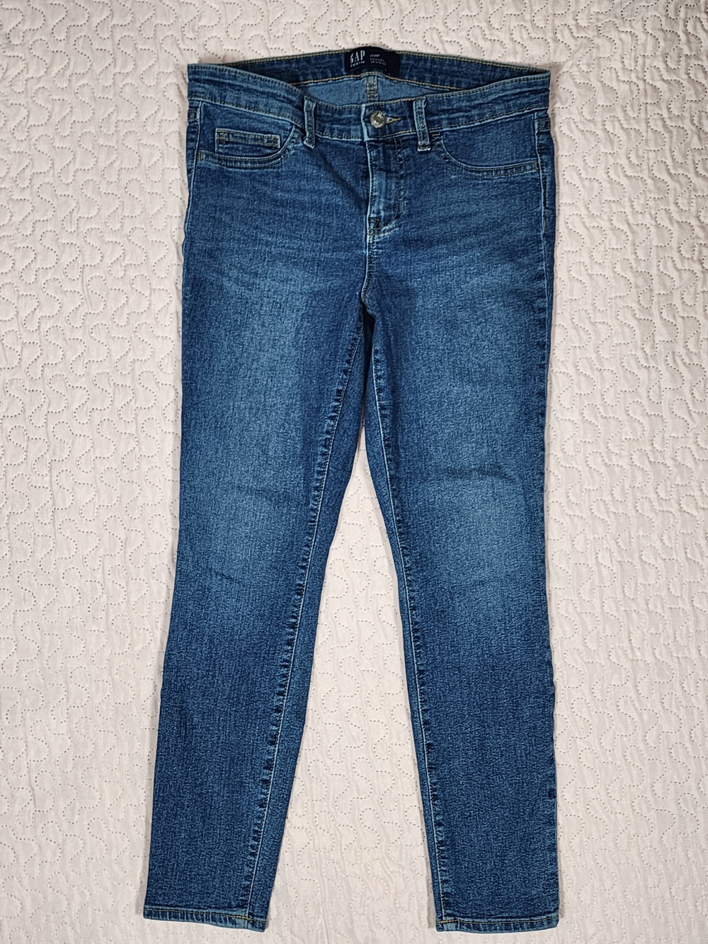 GAP Women's Medium Blue Stretch Skinny Jeans